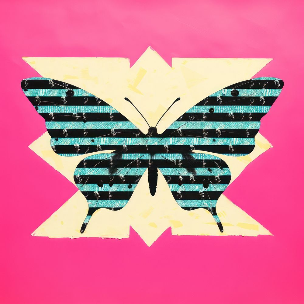 A butterfly art creativity outdoors. AI generated Image by rawpixel.