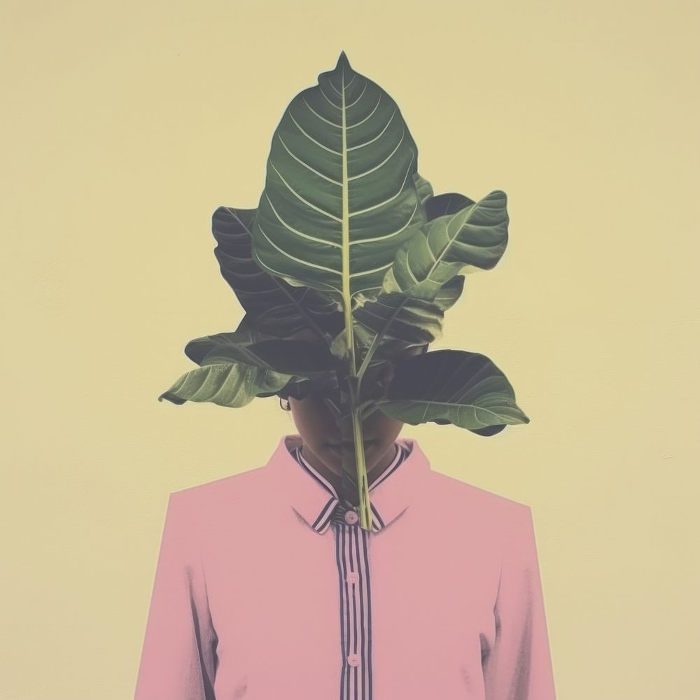 Botanical plant leaf standing. AI generated Image by rawpixel.