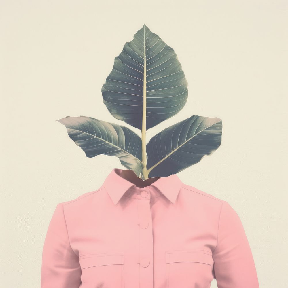 Botanical plant leaf portrait. AI generated Image by rawpixel.