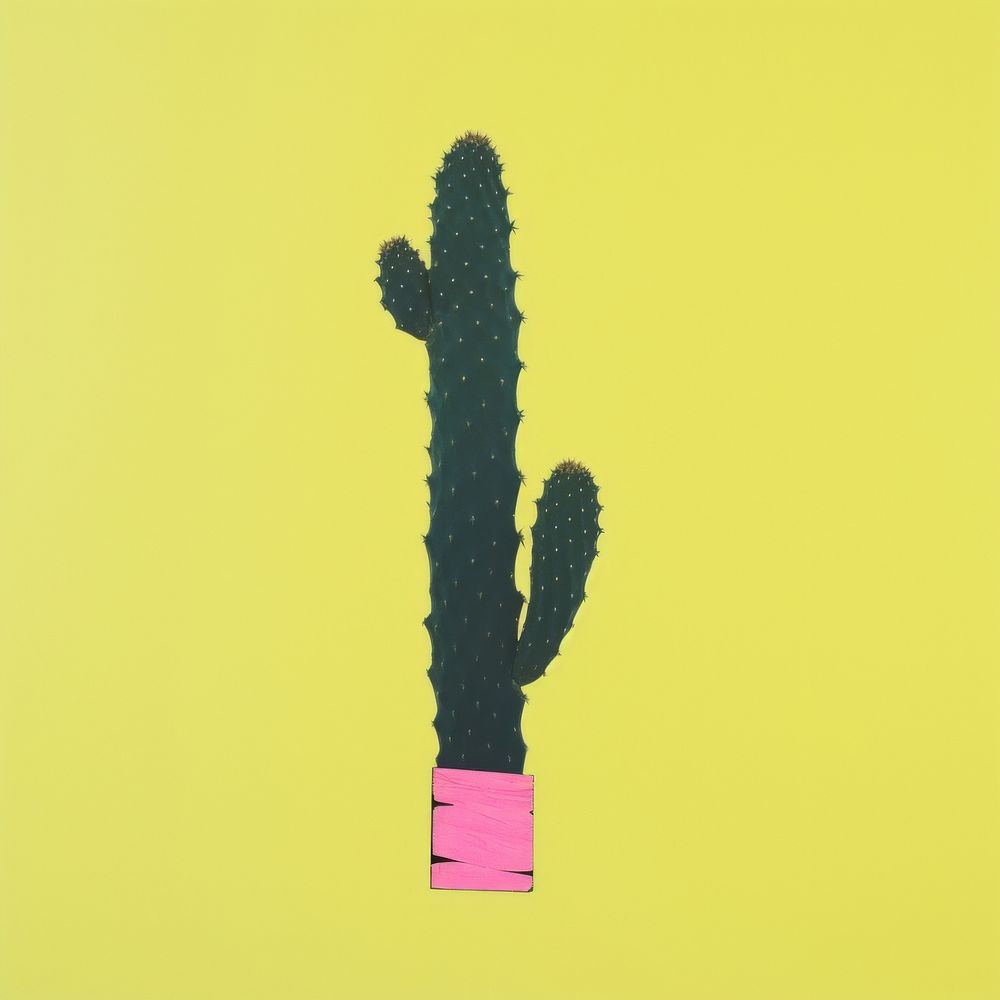 Cactus plant dynamite weaponry. AI generated Image by rawpixel.