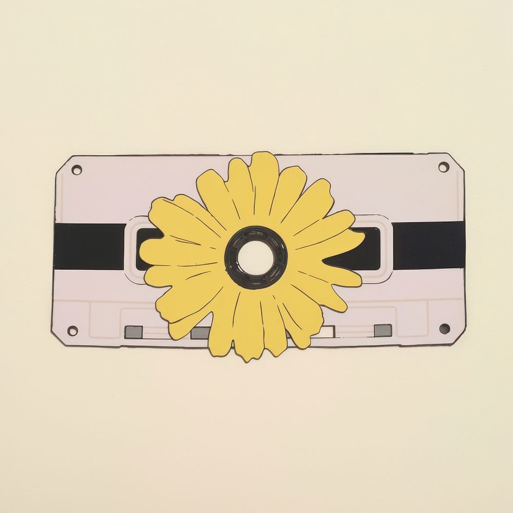 Daisy sunflower inflorescence technology. AI generated Image by rawpixel.