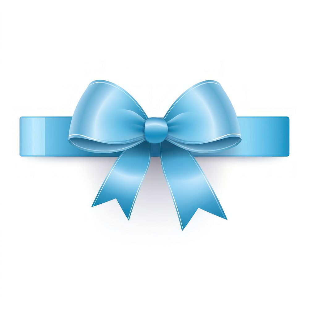 Ribbon shape blue white background. AI generated Image by rawpixel.