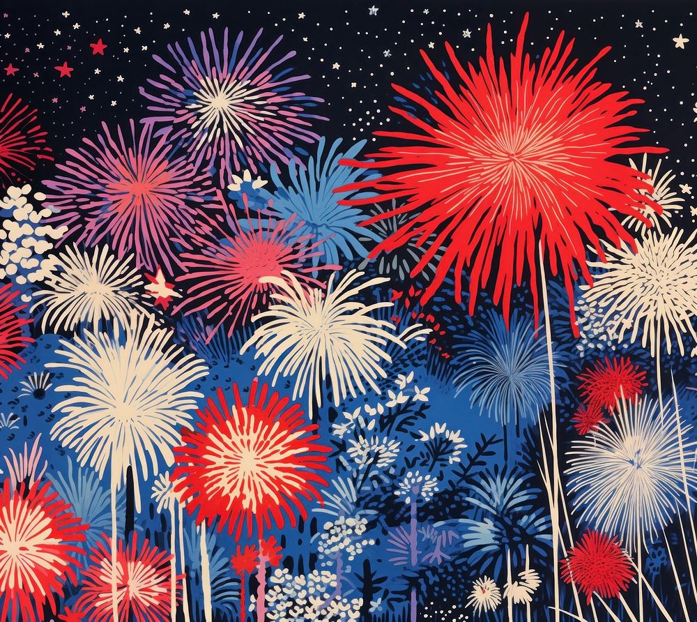 Neon fireworks backgrounds celebration recreation. AI generated Image by rawpixel.