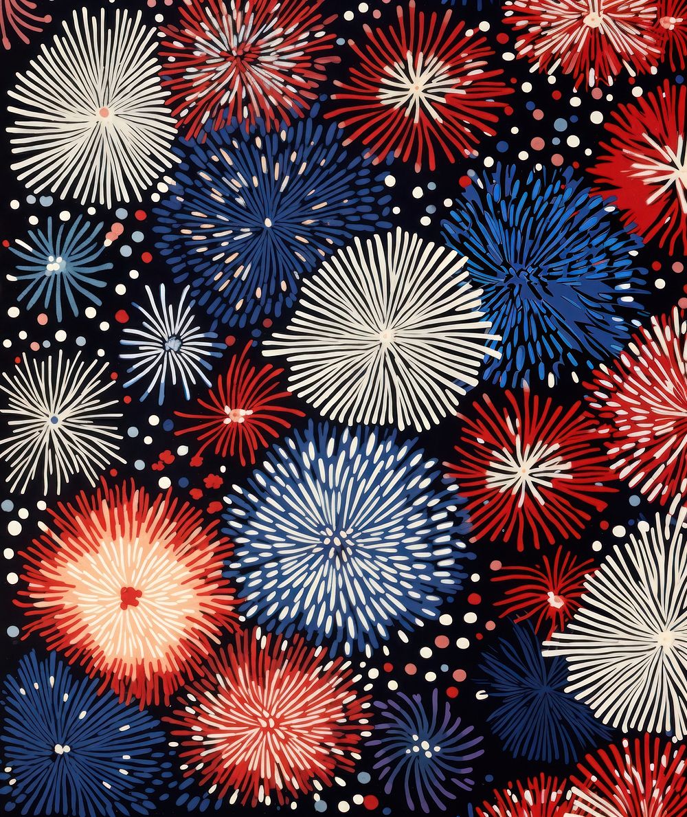 Colorful fireworks pattern backgrounds celebration. AI generated Image by rawpixel.