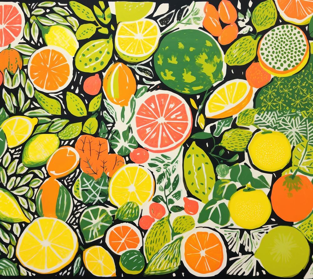 Fruit grapefruit lemon plant. AI generated Image by rawpixel.
