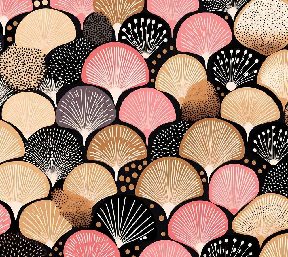 Gold pink silver candy pattern backgrounds repetition abundance. AI generated Image by rawpixel.