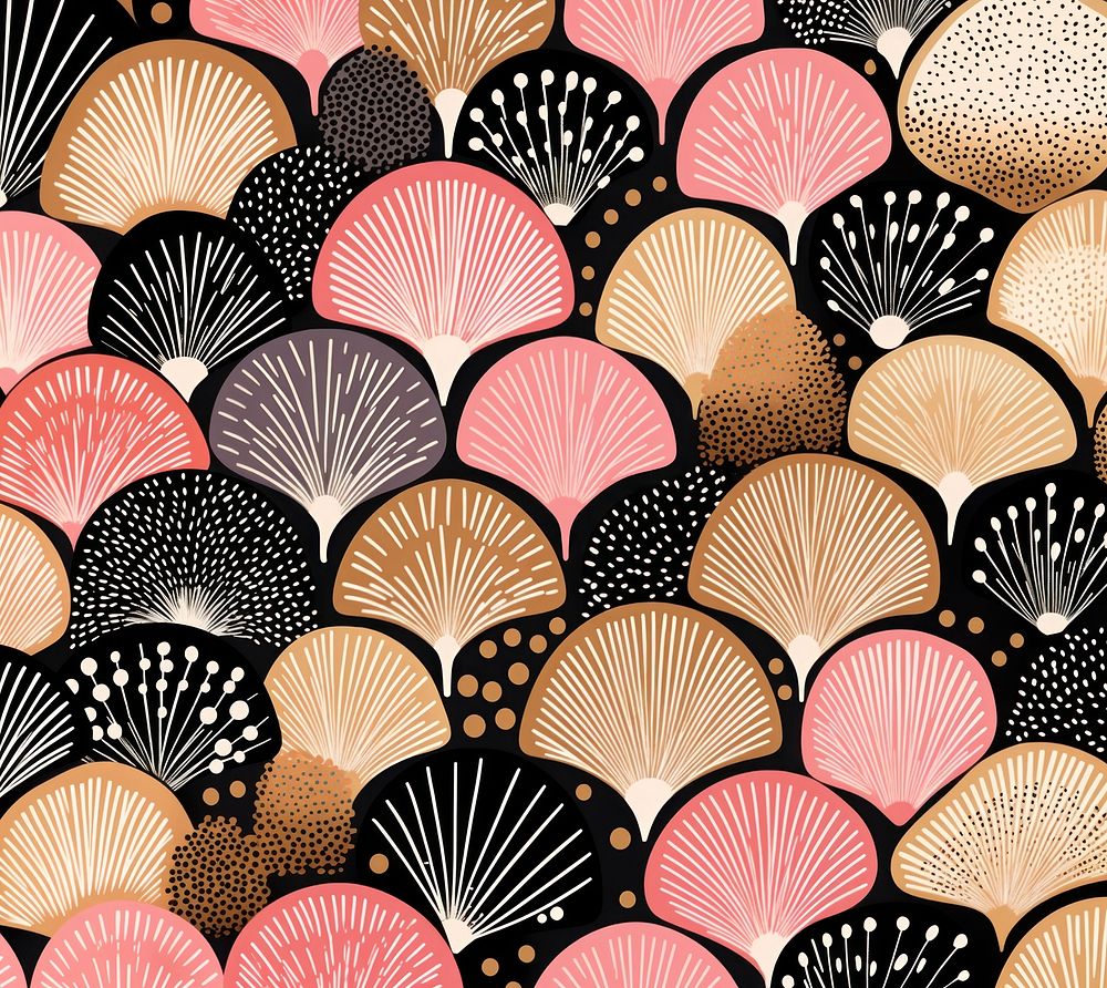 Gold pink silver candy pattern invertebrate backgrounds repetition. AI generated Image by rawpixel.