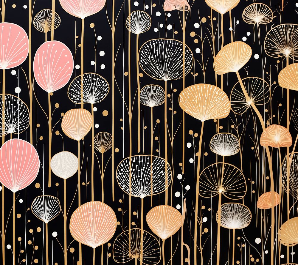 Gold pink silver candy pattern art backgrounds repetition. AI generated Image by rawpixel.