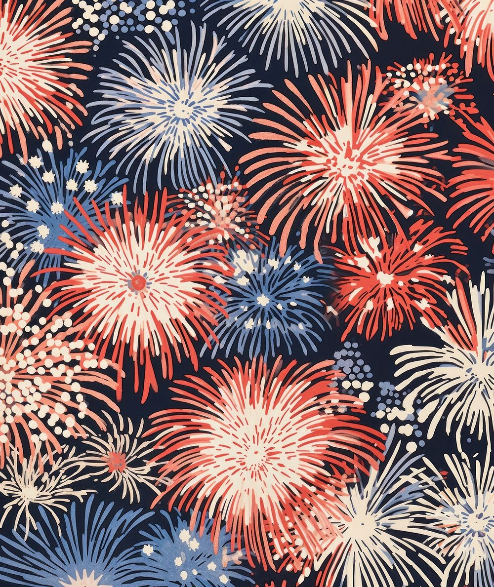 Pastel fireworks abstract pattern celebration. AI generated Image by rawpixel.