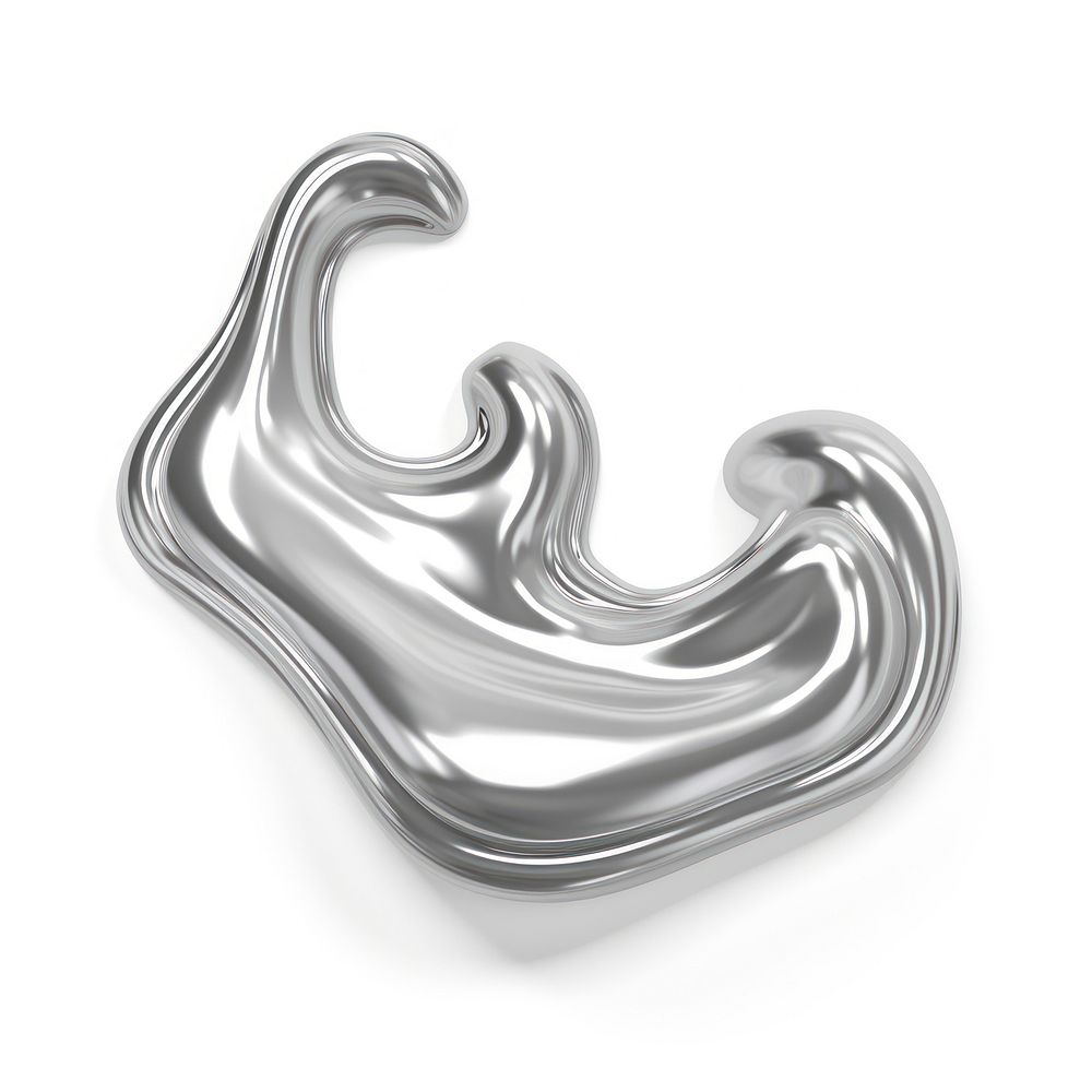 A doodle line silver metal white background. AI generated Image by rawpixel.