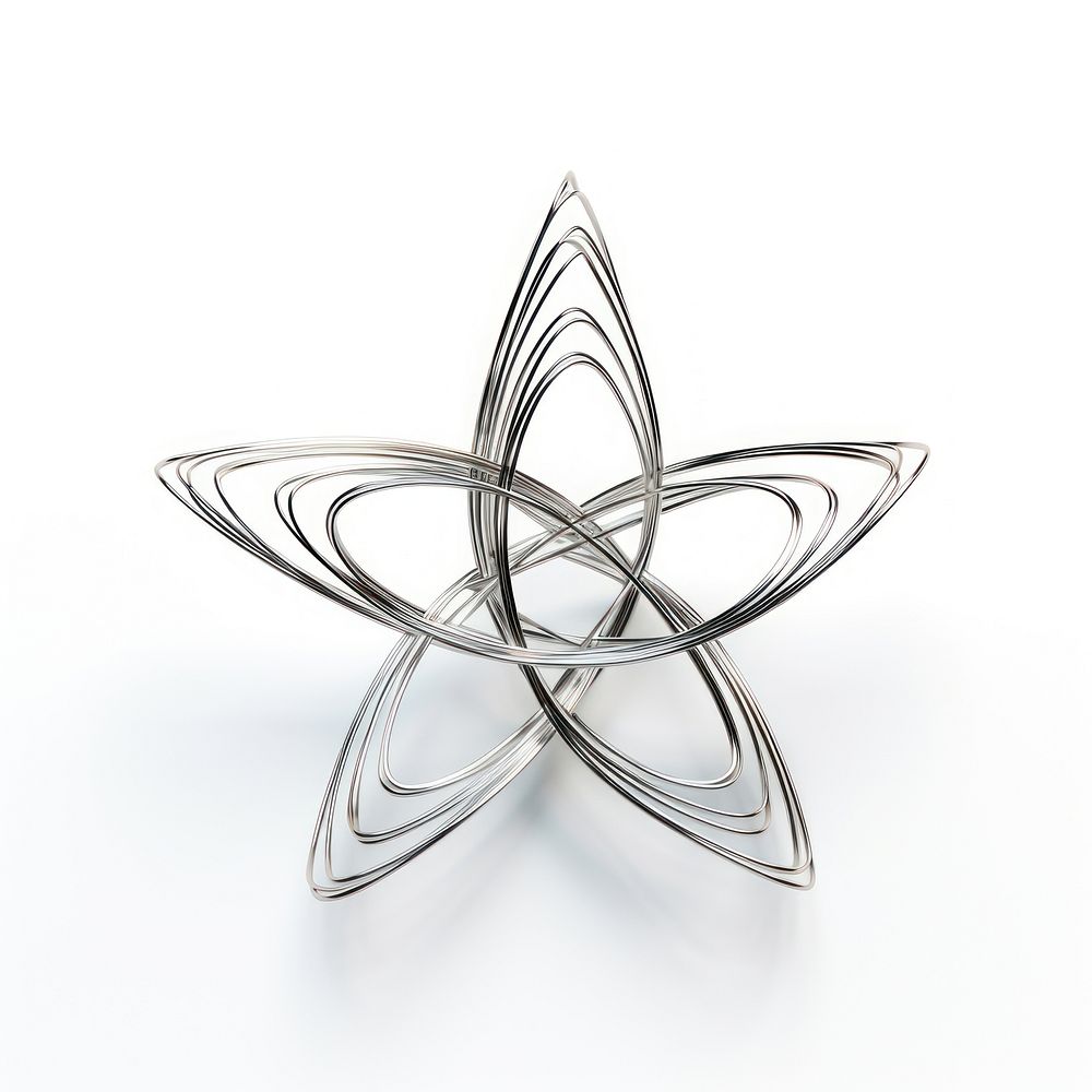 A star silver jewelry shape. AI generated Image by rawpixel.
