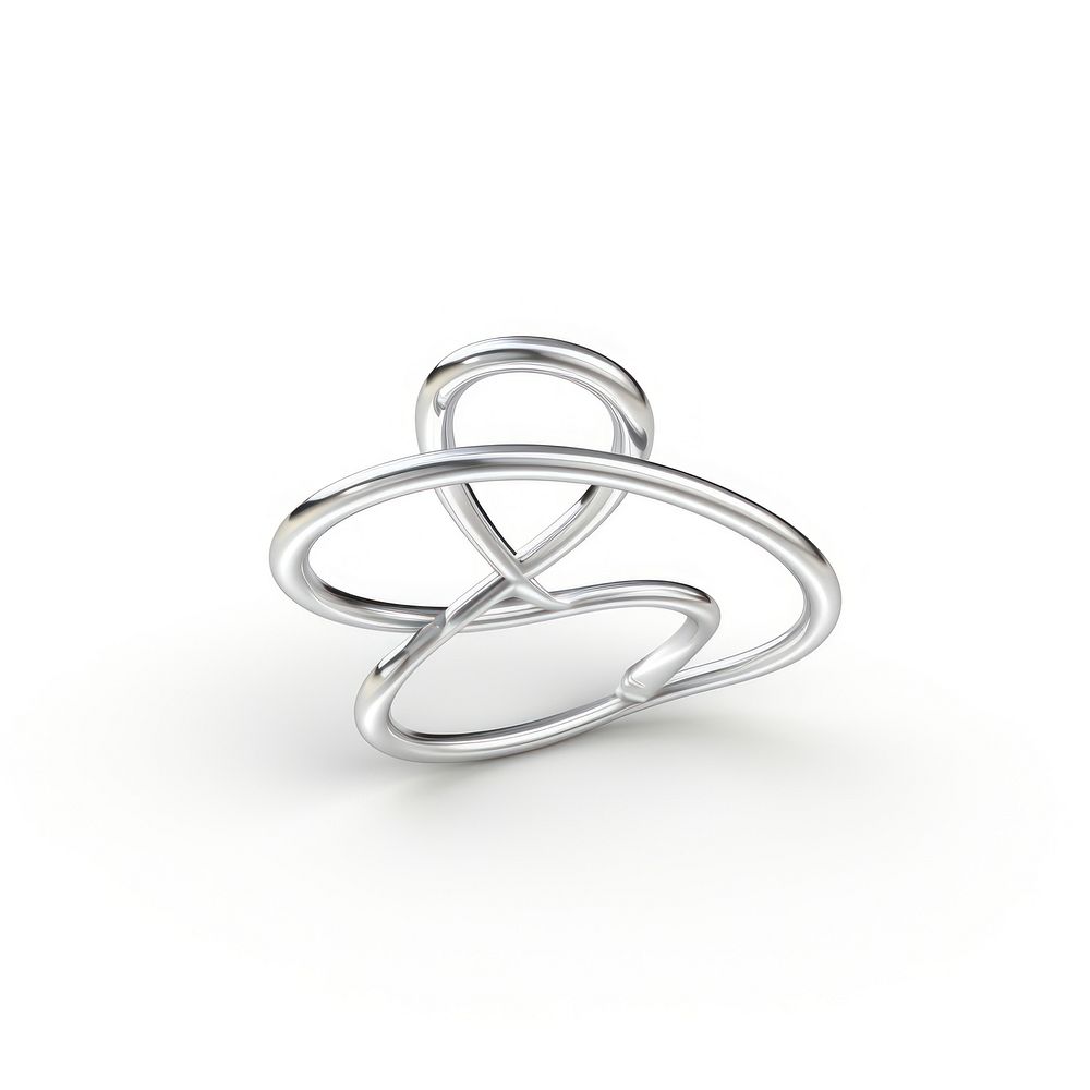 A wifi icon silver platinum jewelry. AI generated Image by rawpixel.