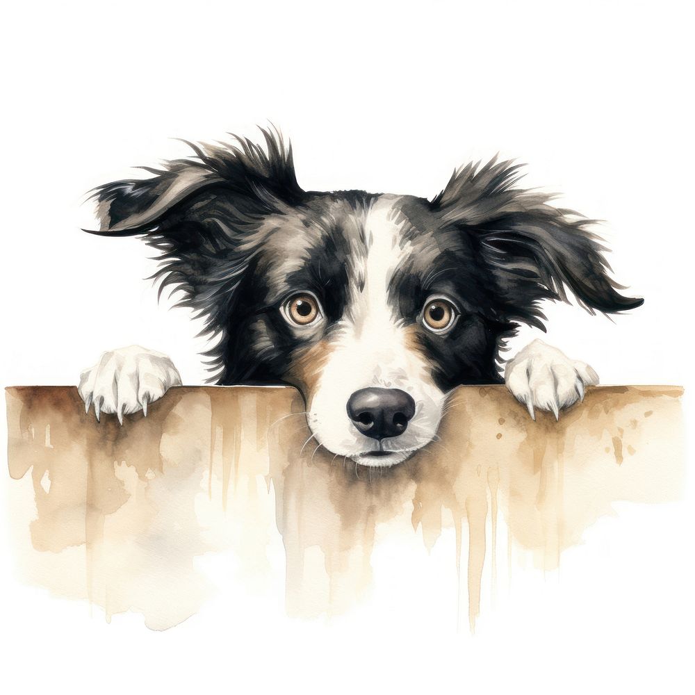 Collie mammal animal cute. AI generated Image by rawpixel.