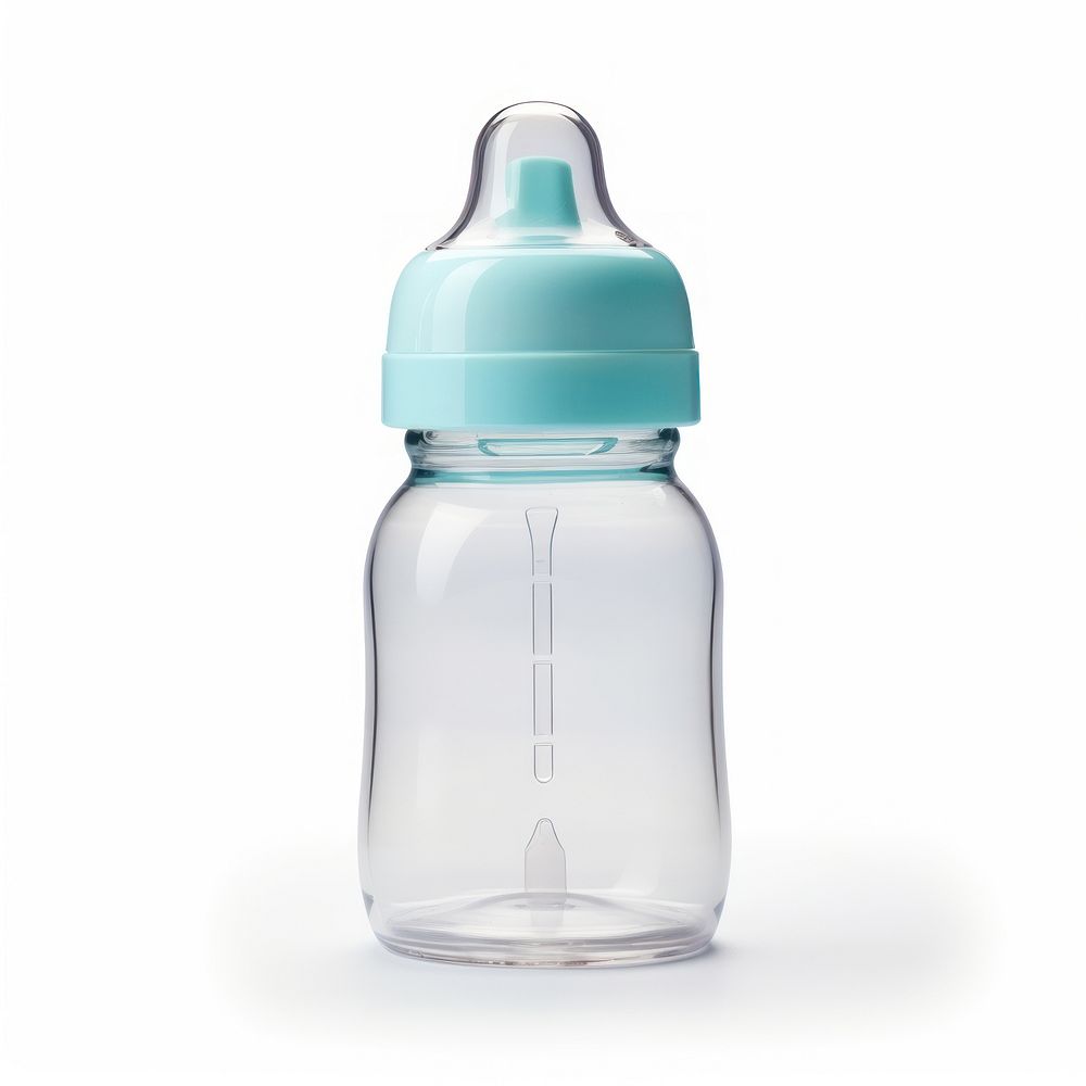 Baby sippy bottle white background refreshment drinkware. AI generated Image by rawpixel.