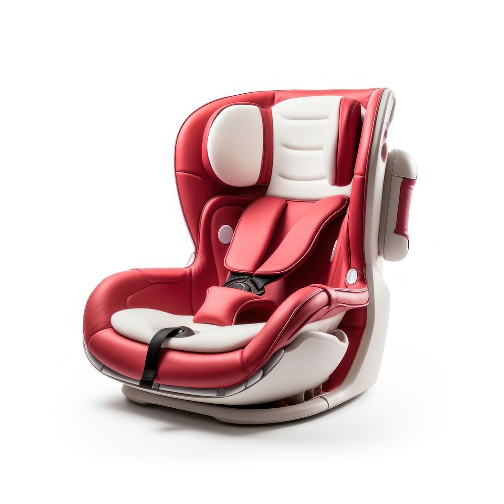 Babyseat white background transportation automobile. AI generated Image by rawpixel.