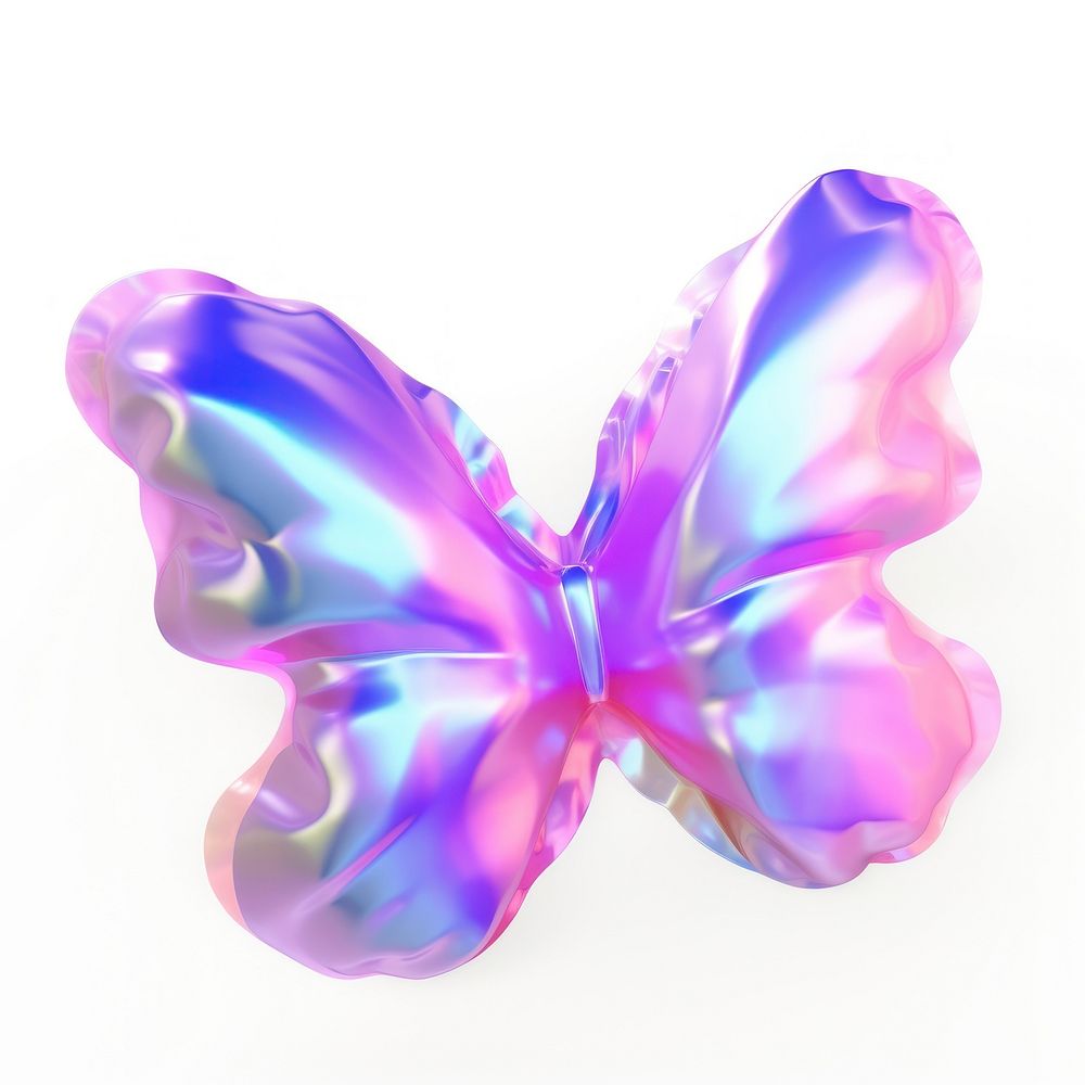 Butterfly purple petal accessories. AI generated Image by rawpixel.