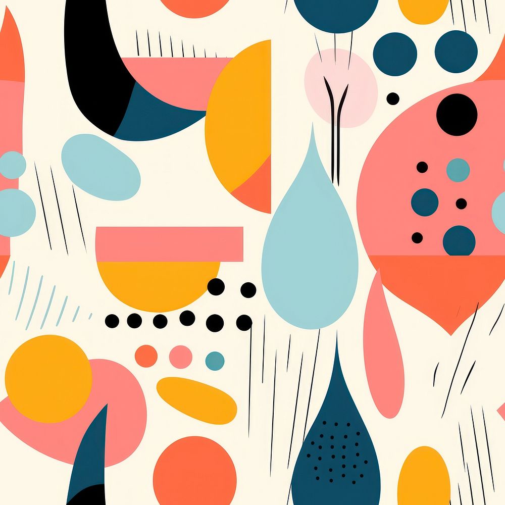 Abstract shapes pattern backgrounds art. 