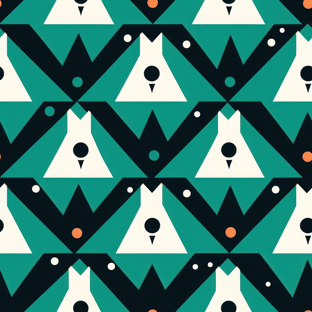 Cat pattern backgrounds repetition. AI generated Image by rawpixel.