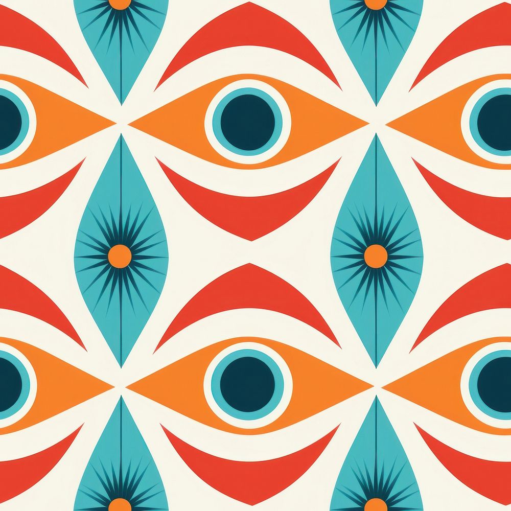 Eye pattern backgrounds art. 