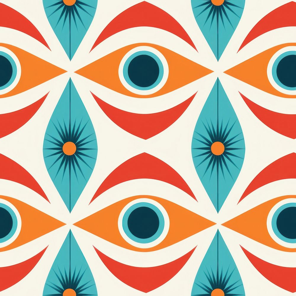 Eye pattern backgrounds art