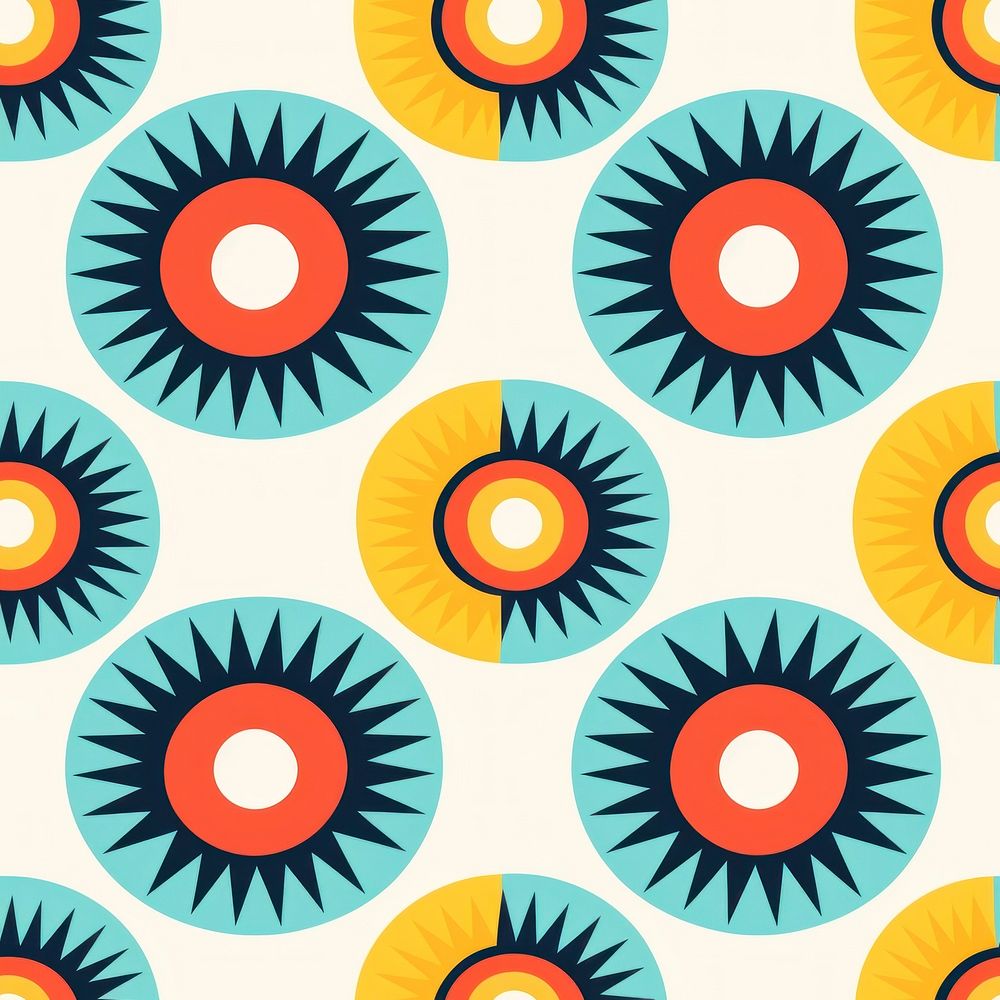 Eye pattern backgrounds repetition. 