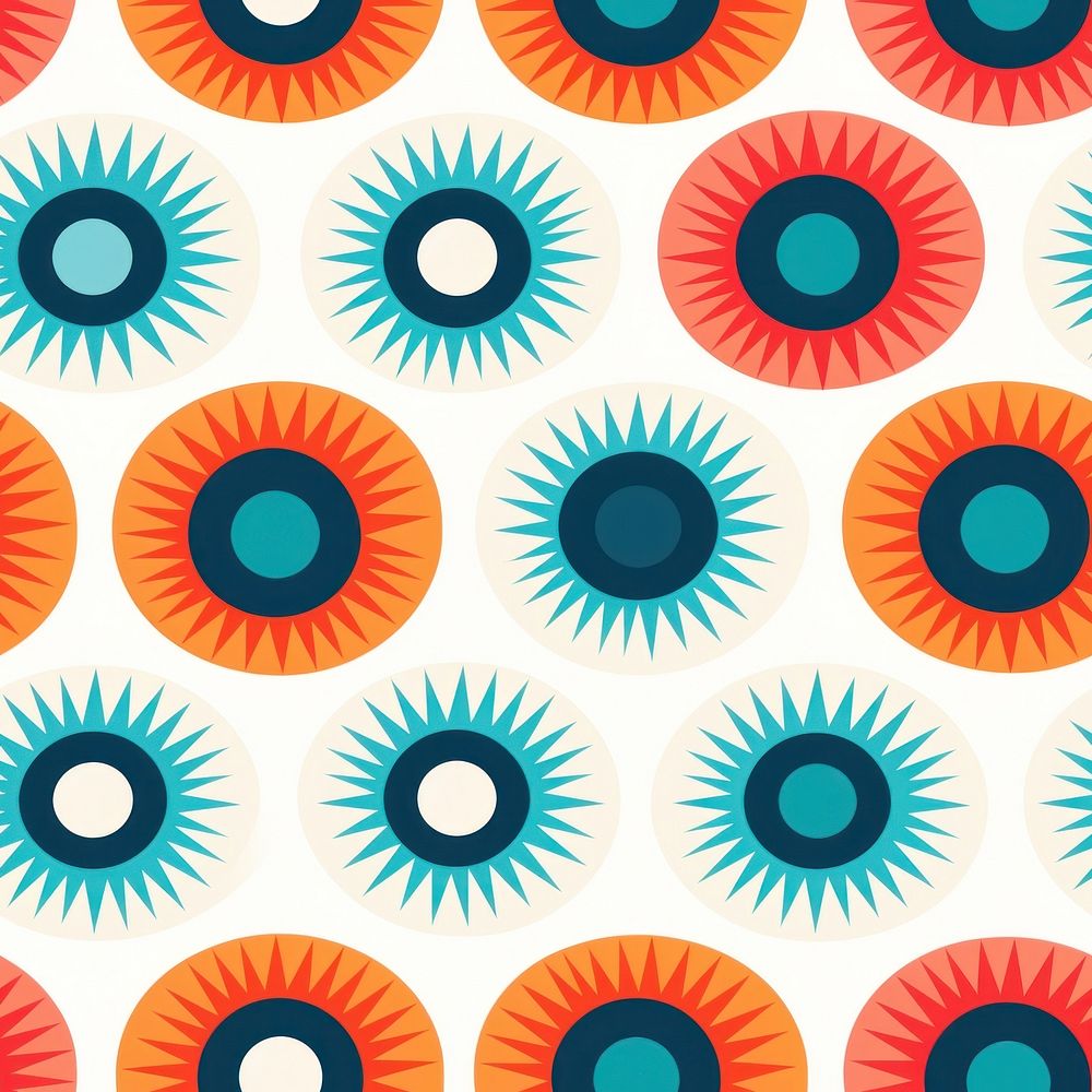 Eye pattern backgrounds kaleidoscope. 