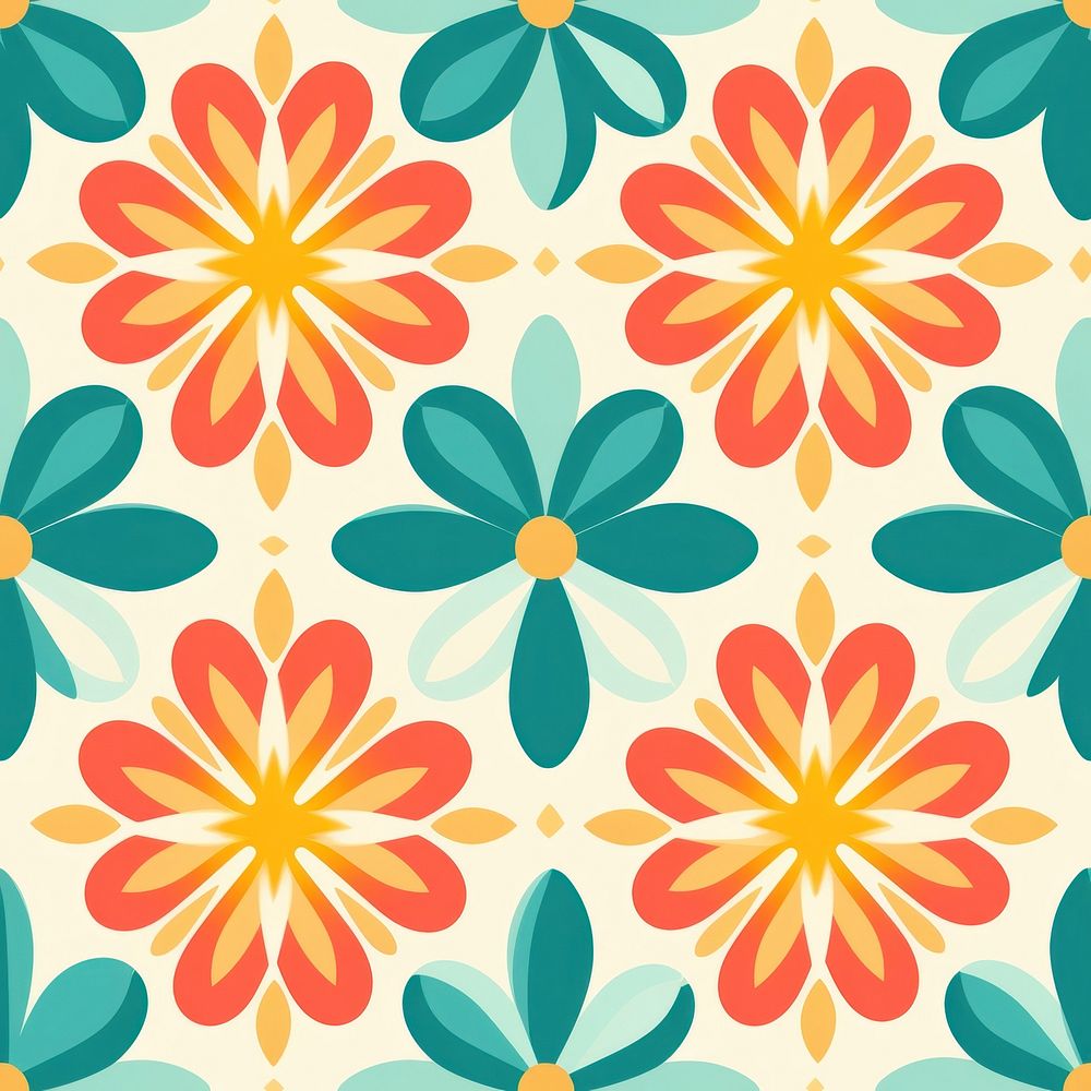 Flower pattern backgrounds inflorescence. AI generated Image by rawpixel.