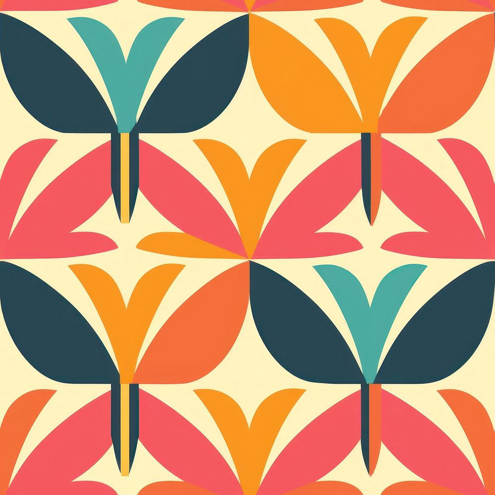 Palm tree pattern backgrounds plant. AI generated Image by rawpixel.