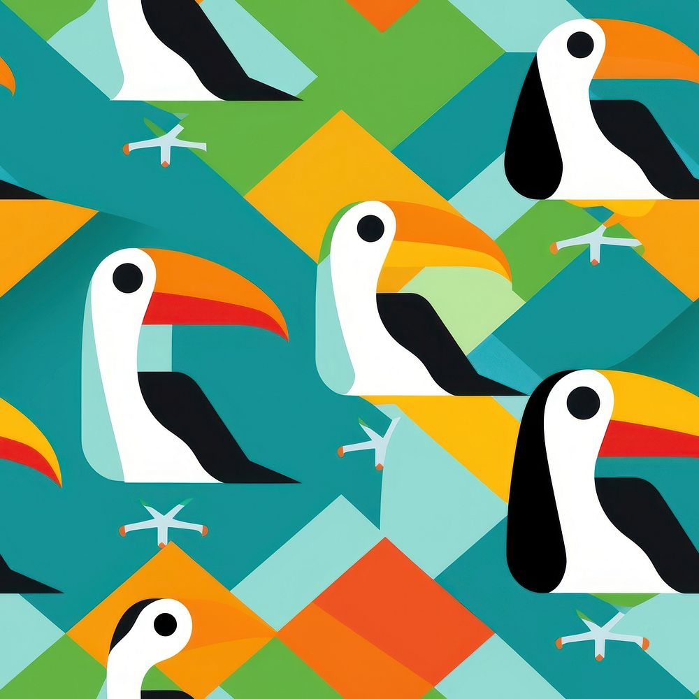 Toucan pattern backgrounds animal. 