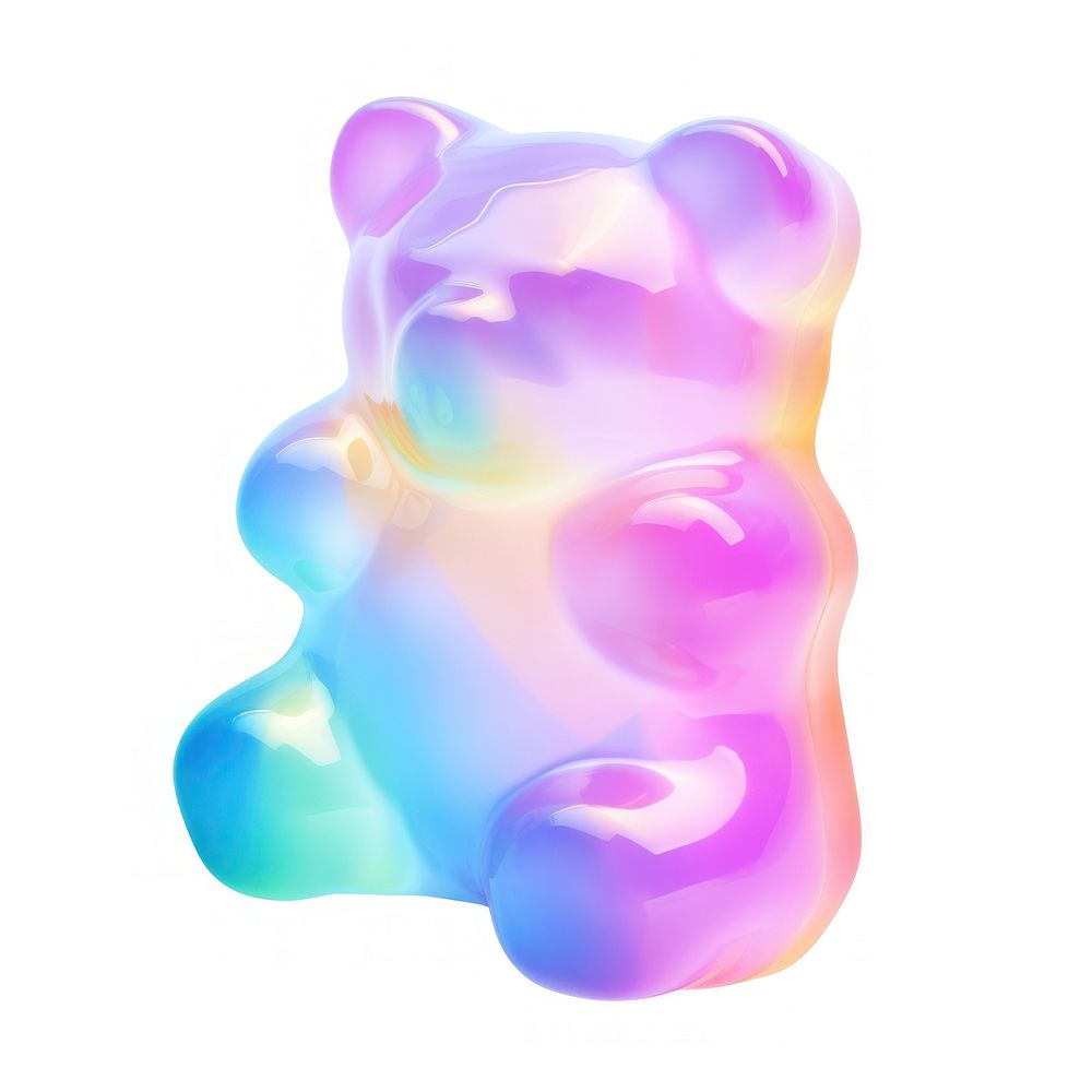 Gummy bear abstract toy confectionery. AI generated Image by rawpixel.