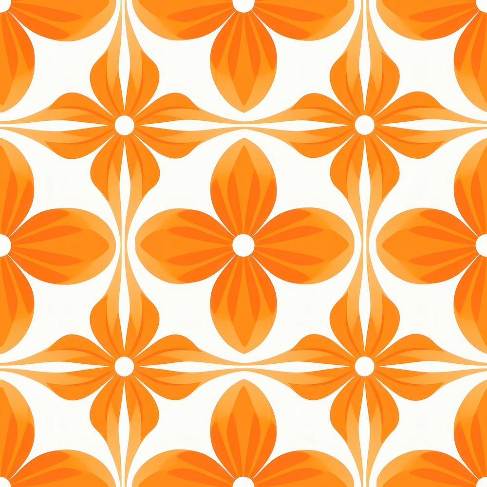 Orange pattern backgrounds kaleidoscope. AI generated Image by rawpixel.