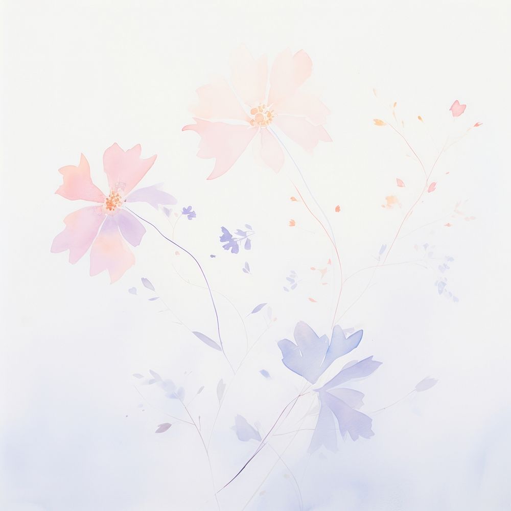 Flowers graphics pattern petal. AI generated Image by rawpixel.