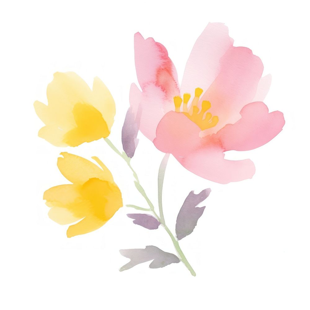 Spring blossom flower petal. AI generated Image by rawpixel.