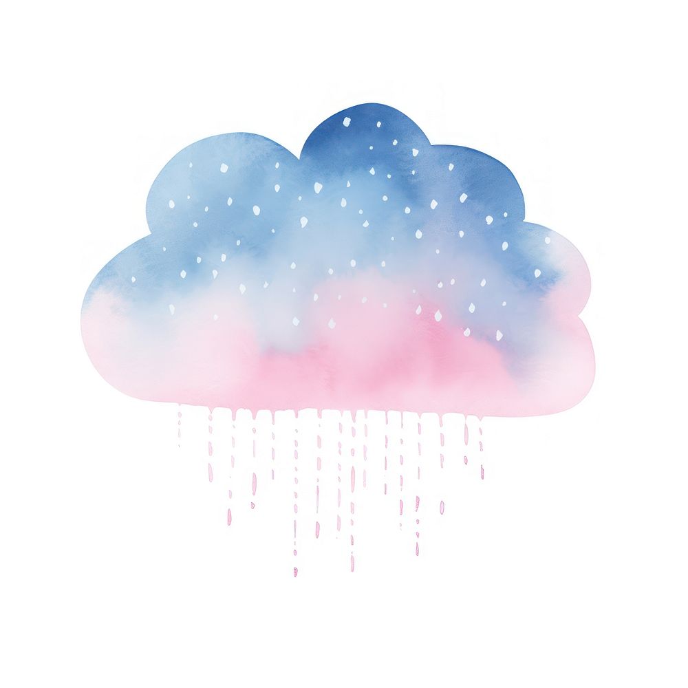Rain outdoors nature white background. AI generated Image by rawpixel.