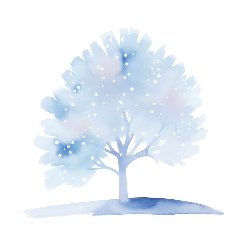 Winter outdoors nature plant. AI generated Image by rawpixel.