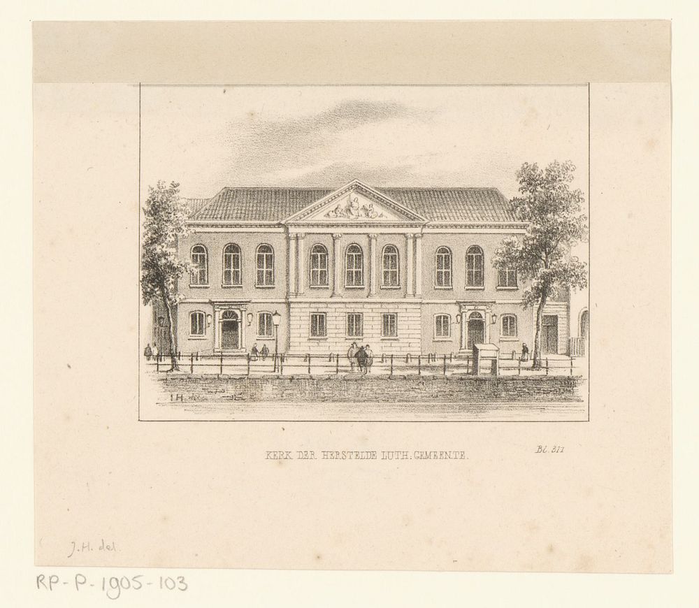 Kerk van de Hersteld Evangelisch-Lutherse gemeente (1844) by Johannes Hilverdink, Johannes Hilverdink, Ruurt de Vries and…