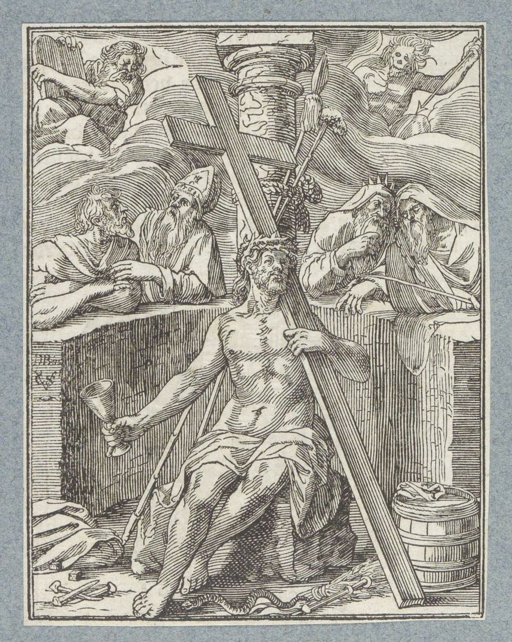 Allegorie op de Heilsgenade door het geloof in Christus (in or after 1629 - in or before 1646) by Christoffel van Sichem II…