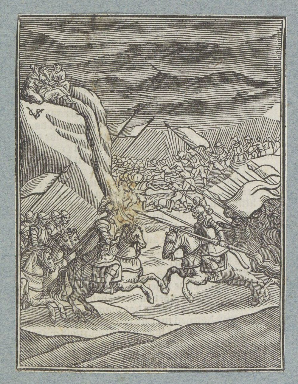 Oorlog met de Amalekieten (1645 - 1646) by Christoffel van Sichem II, Christoffel van Sichem III and Pieter Jacobsz Paets