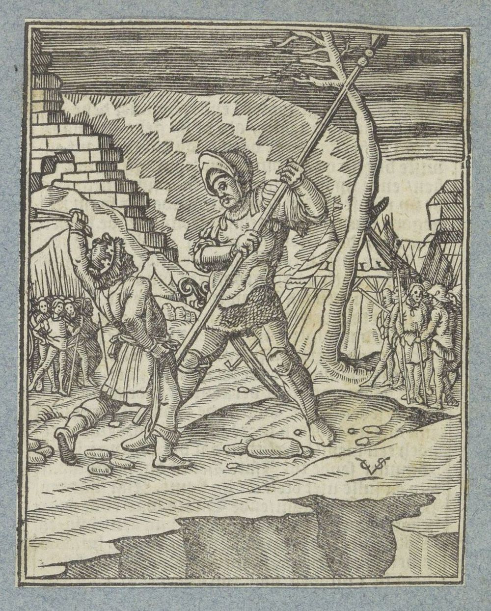 David verslaat Goliath (1645 - 1646) by Christoffel van Sichem II, Christoffel van Sichem III, Veit Rudolf Specklin, Hans…