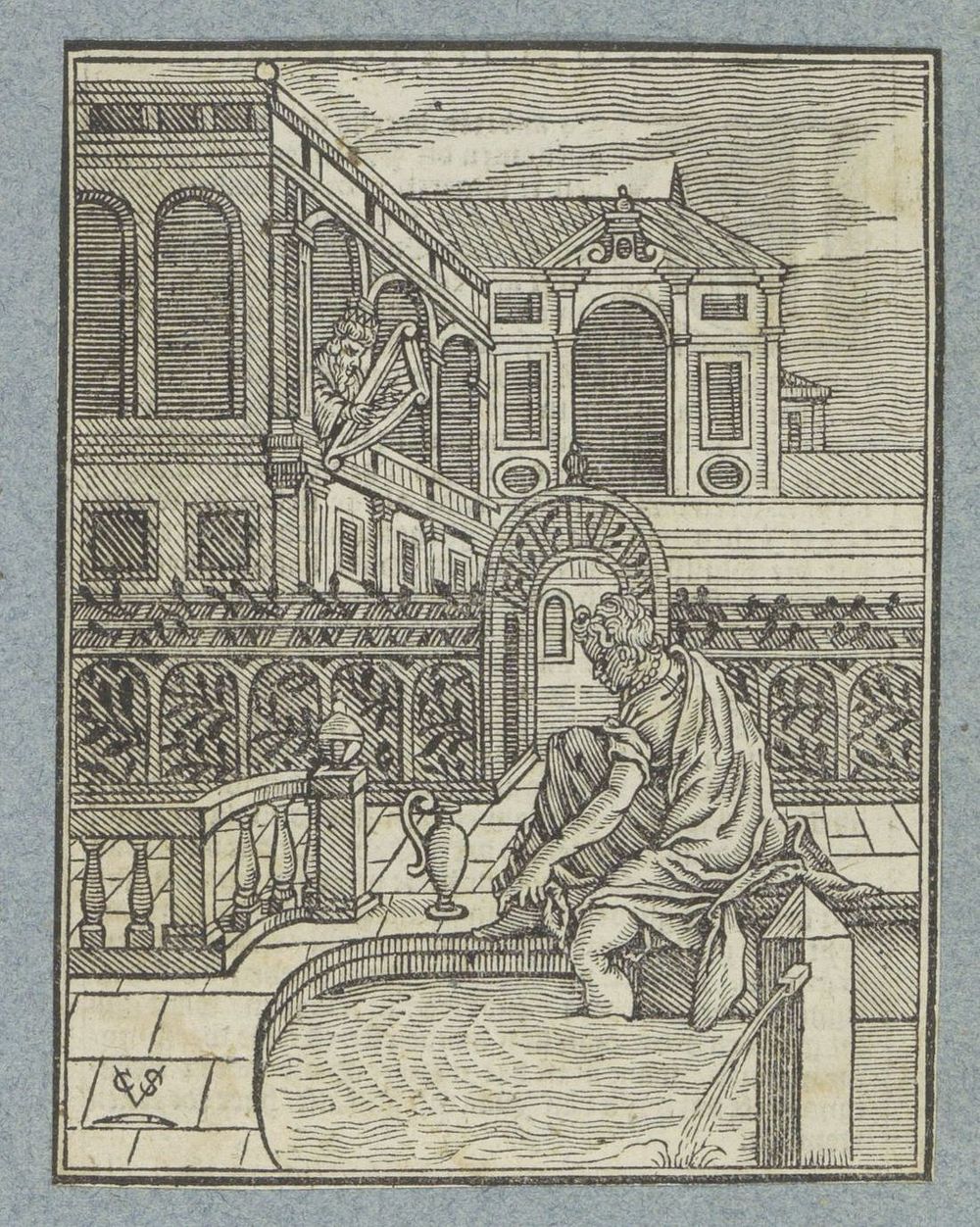 David en Batseba (1645 - 1646) by Christoffel van Sichem II, Christoffel van Sichem III and Pieter Jacobsz Paets