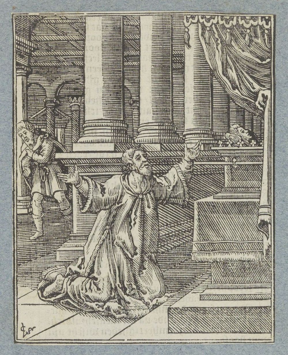 Davids berouw en straf (1645 - 1646) by Christoffel van Sichem II, Christoffel van Sichem III and Pieter Jacobsz Paets