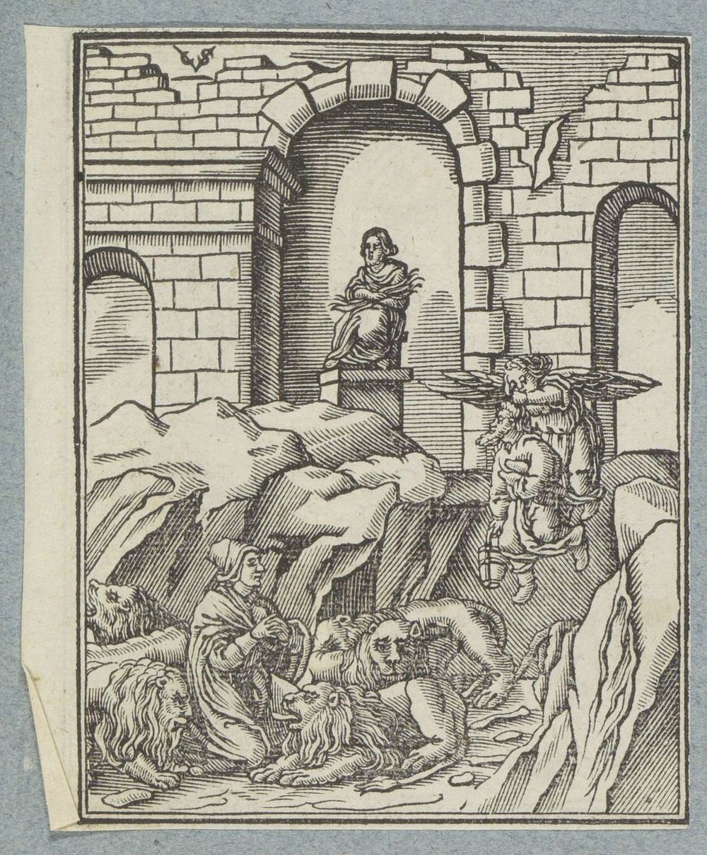 Daniël in de leeuwenkuil (1645 - 1646) by Christoffel van Sichem II, Christoffel van Sichem III and Pieter Jacobsz Paets