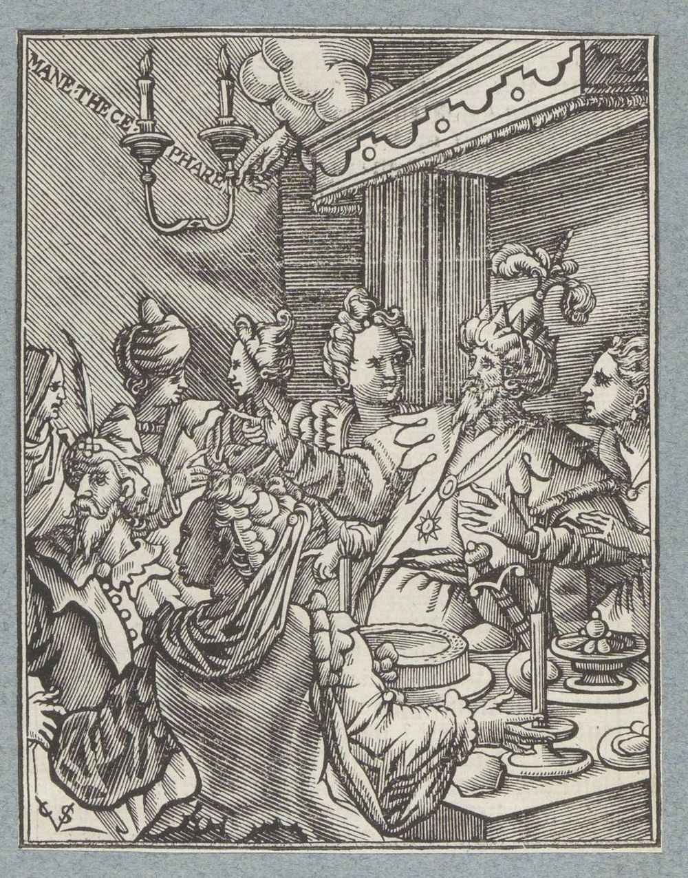 Feestmaal van Belsassar (1645 - 1646) by Christoffel van Sichem II, Christoffel van Sichem III, Crispijn van de Passe I…