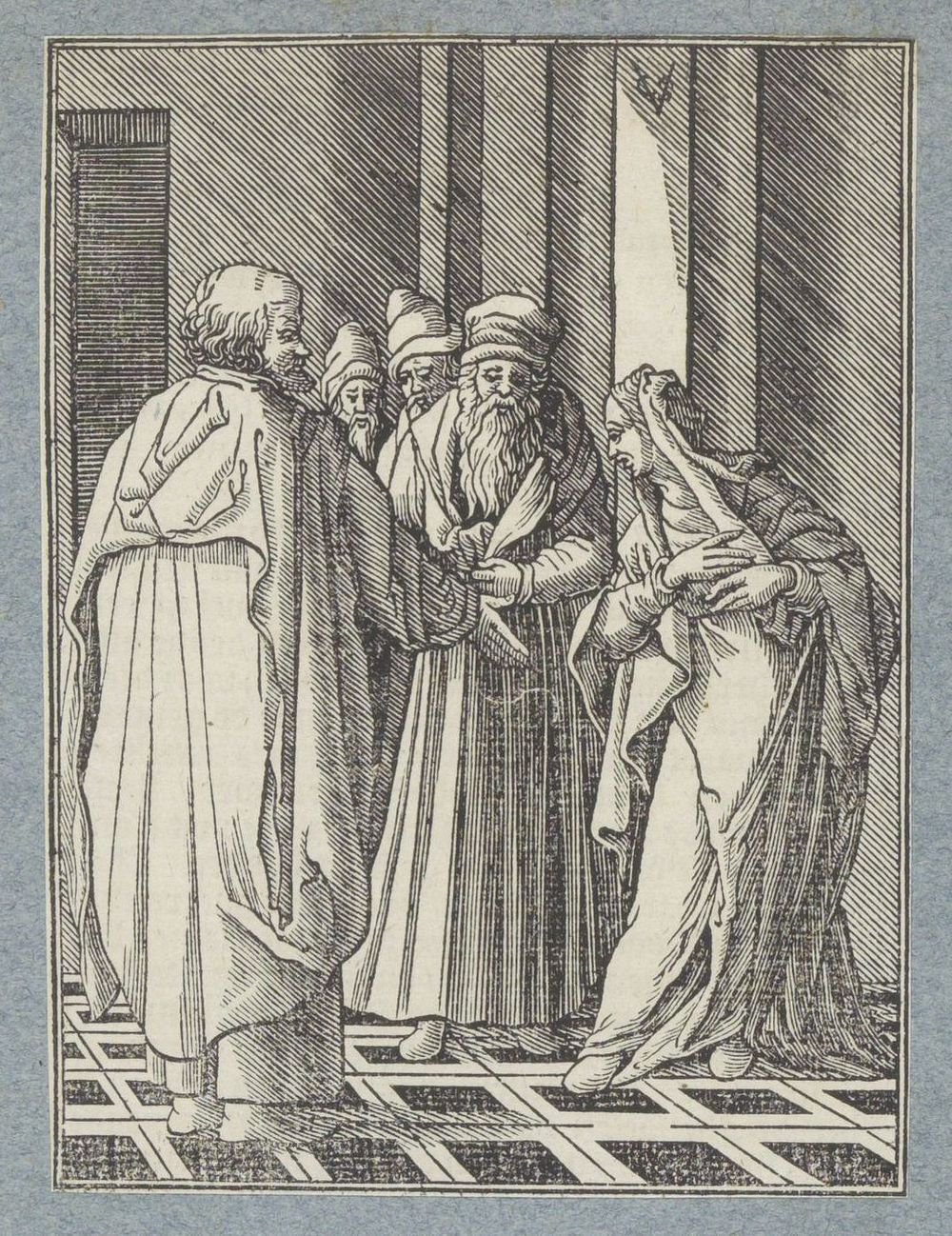 Judit vermaant de bestuurders van Betulia (1645 - 1646) by Christoffel van Sichem II, Christoffel van Sichem III and Pieter…