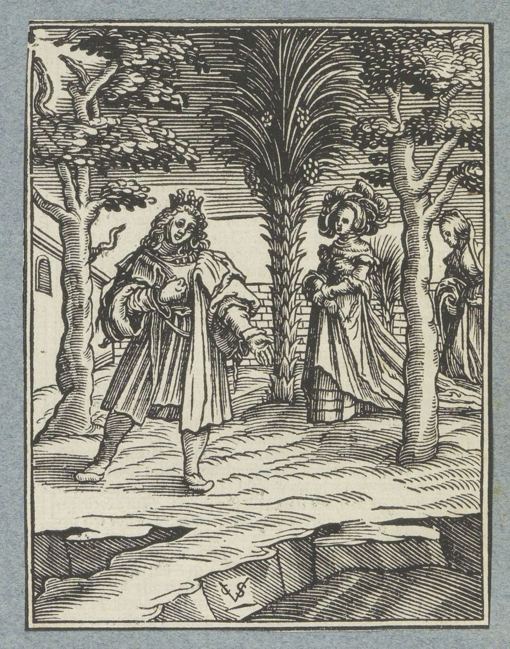 Man wordt verleid door lichtzinnige vrouw (1645 - 1646) by Christoffel van Sichem II, Christoffel van Sichem III, Veit…