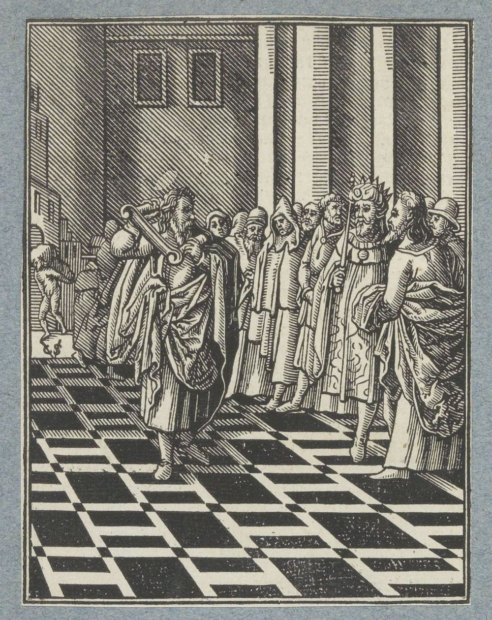 Jeremia en het juk van Babylonië (1645 - 1646) by Christoffel van Sichem II, Christoffel van Sichem III and Pieter Jacobsz…