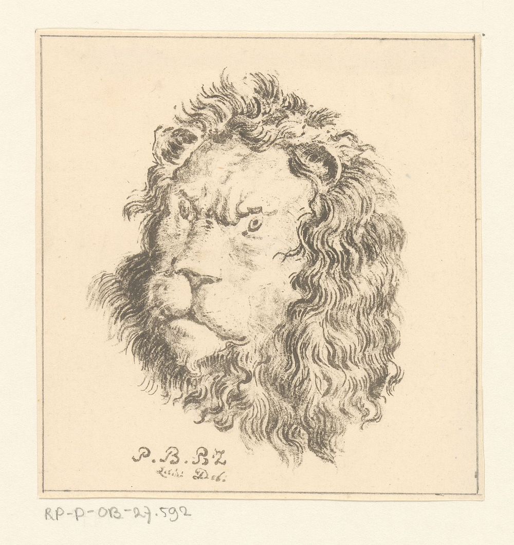 Leeuwenkop (1809 - 1837) by Pieter Bartholomeusz Barbiers