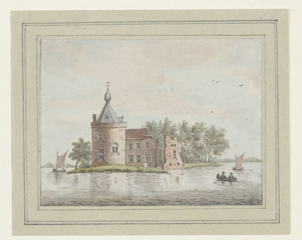 Kasteel Bylandt (1734) by Jan de Beijer