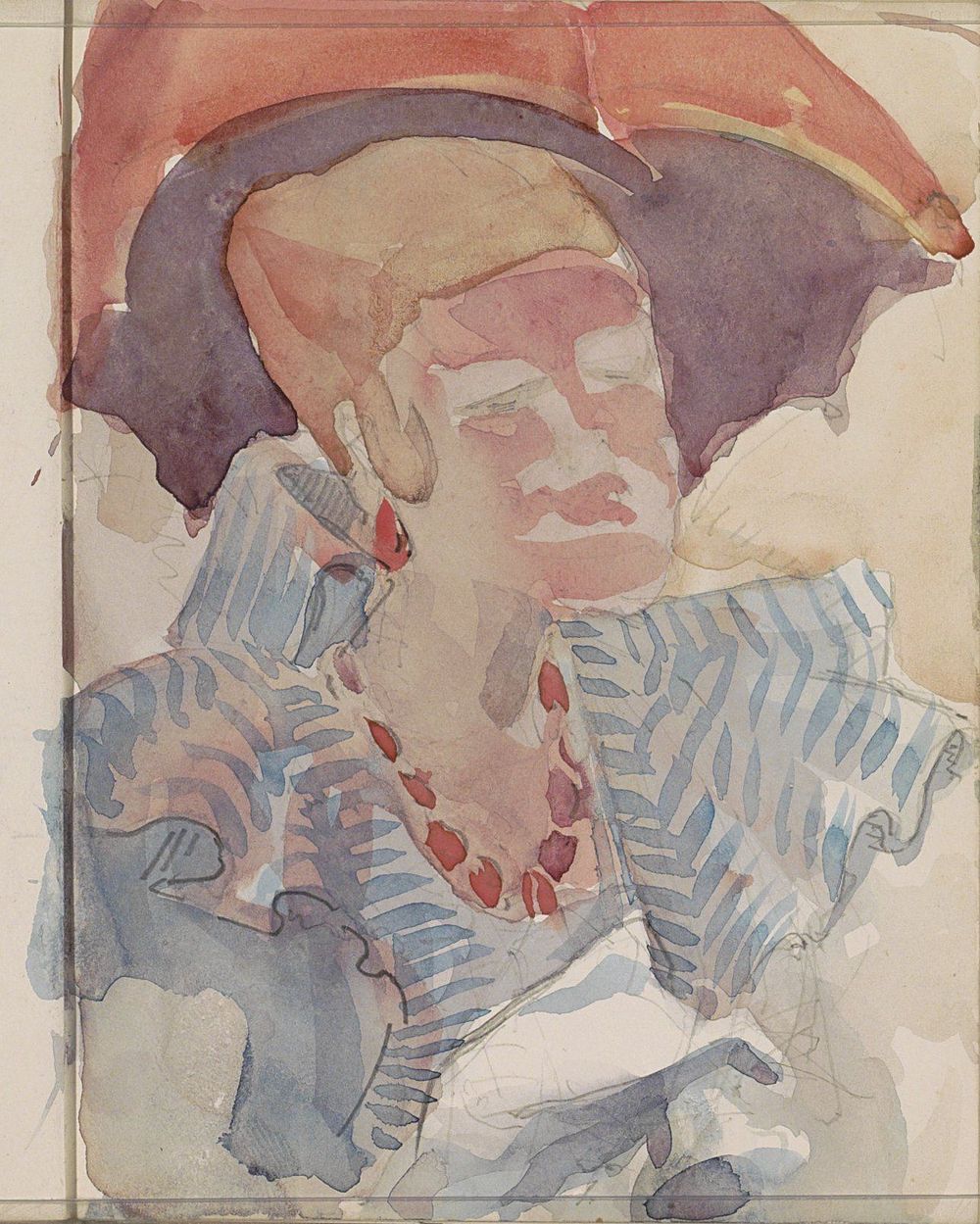 Vrouw met een parasol (c. 1916) by Reijer Stolk