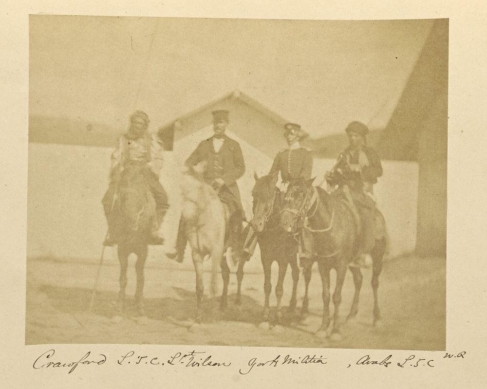 Crawford L.T.C., Lieut. Wilson, Gorti Militia, Arabs L.T.C. by Dr William Robertson